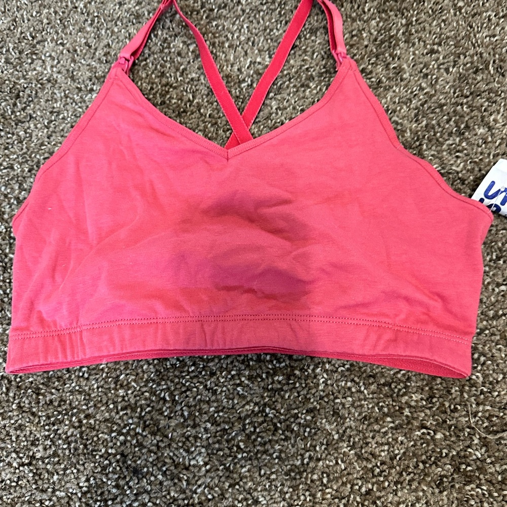 Women's Pink sports bra
